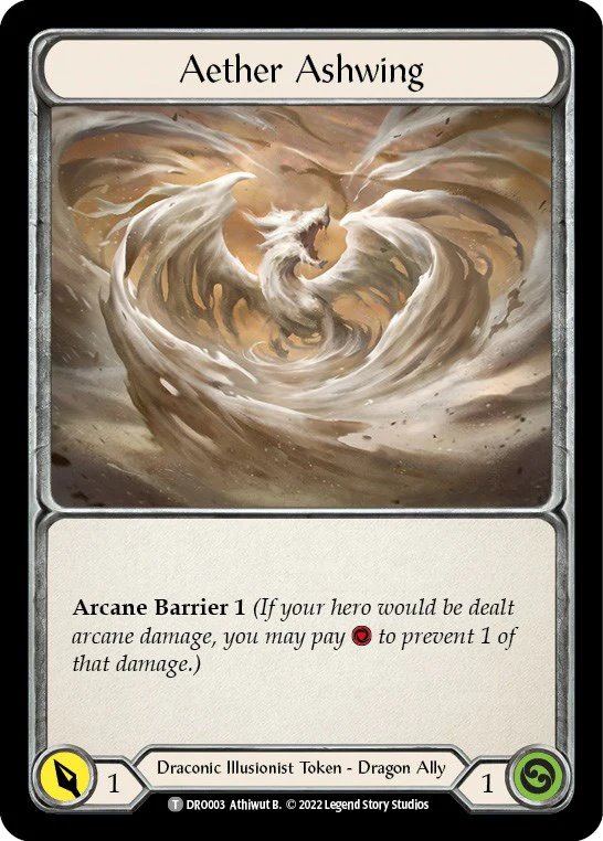 Ash // Aether Ashwing [DRO002/DRO003] (Uprising Dromai Blitz Deck) - Image 2