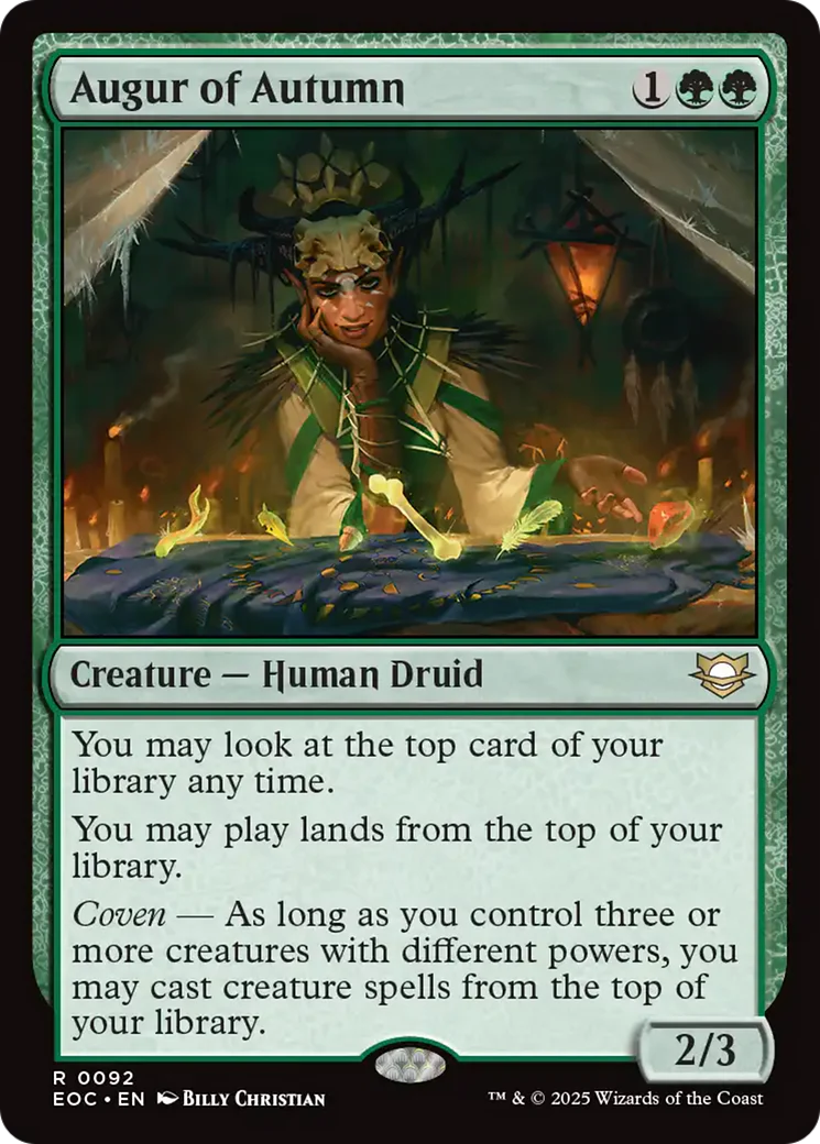 Augur of Autumn [Edge of Eternities Commander]