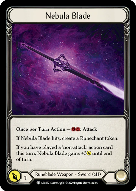 Azalea, Ace in the Hole // Nebula Blade [U-ARC038 // U-ARC077] (Arcane Rising Unlimited) - Image 2