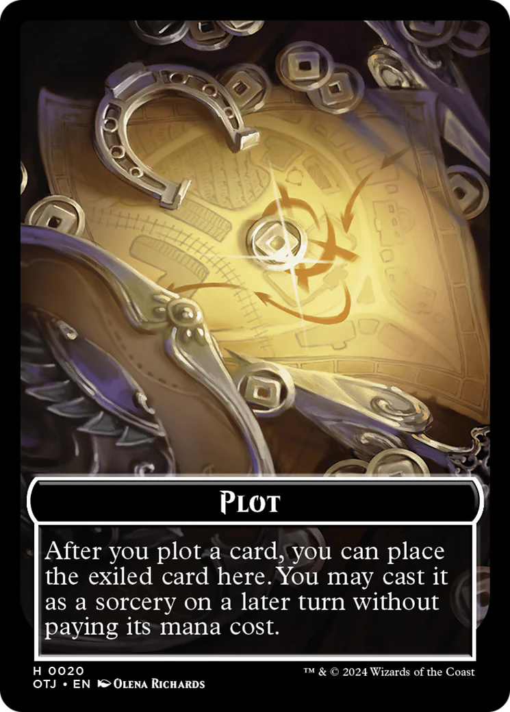Construct // Plot Double-Sided Token [Outlaws of Thunder Junction Tokens] - Image 2