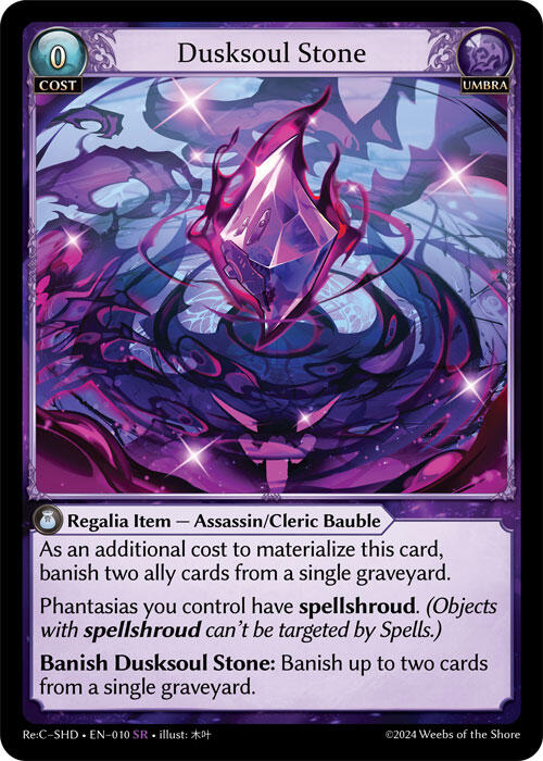 Dusksoul Stone (010) [Tristan Re:Collection, Shadowdancer Lite]
