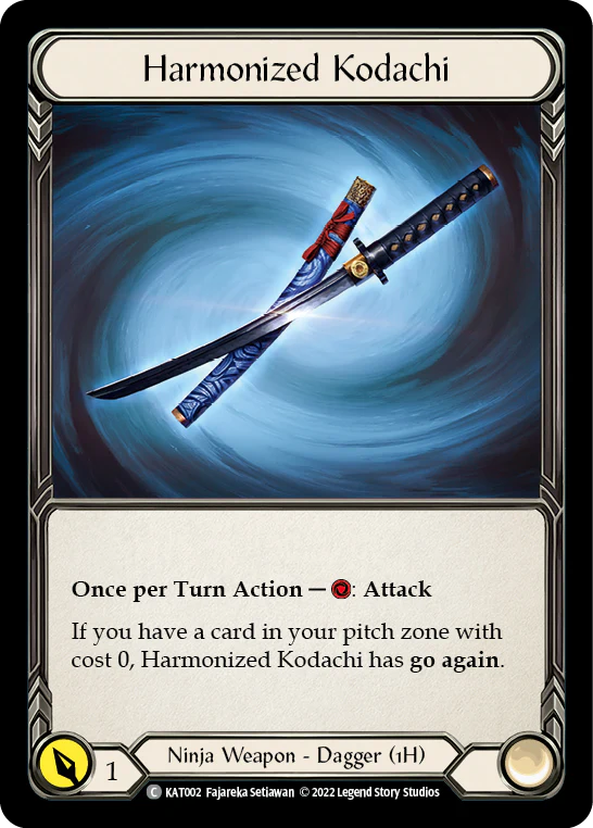 Harmonized Kodachi [KAT002] (Outsiders Katsu Blitz Deck)