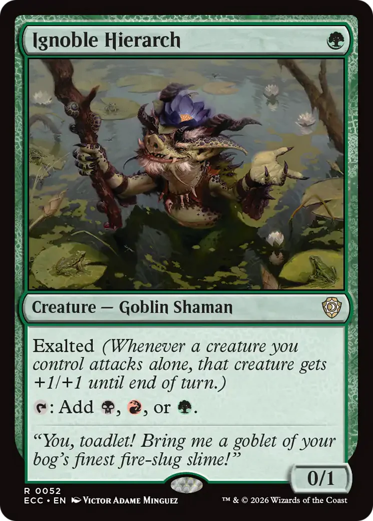 Ignoble Hierarch [Lorwyn Eclipsed Commander]