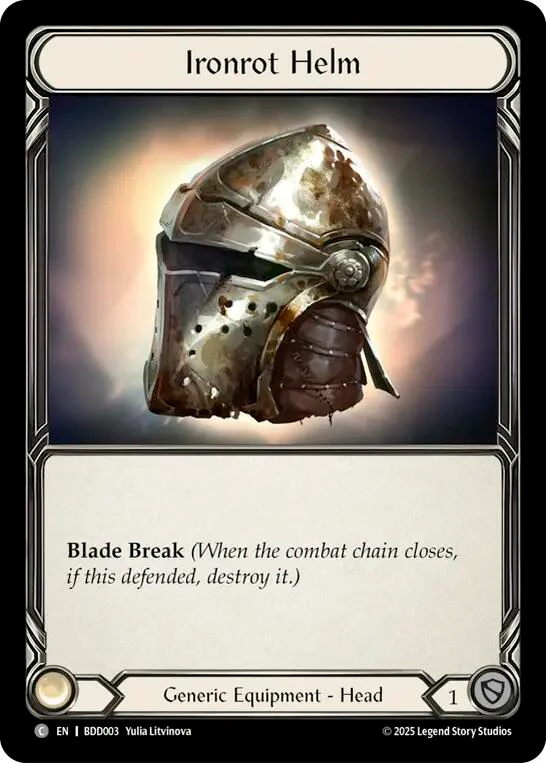 Ironrot Helm [BDD003] (Bravo Demo Deck)