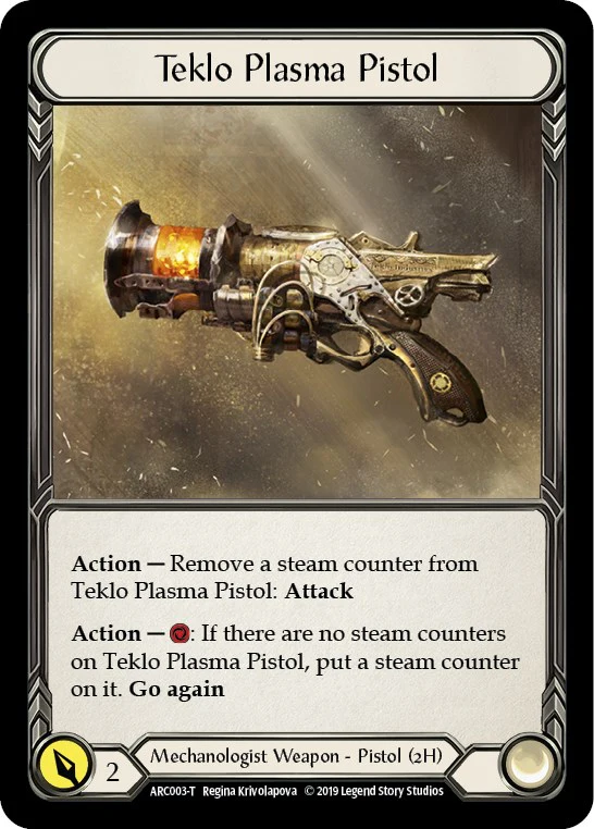 Kano, Dracai of Aether // Teklo Plasma Pistol [ARC113 // ARC003] (Arcane Rising) - Image 2