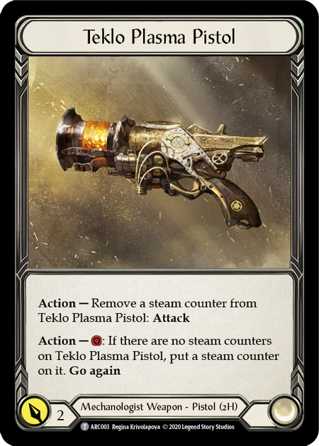 Kano, Dracai of Aether // Teklo Plasma Pistol [U-ARC113 // U-ARC003] (Arcane Rising Unlimited) - Image 2
