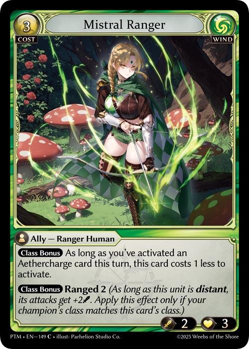 Mistral Ranger (Curio Foil) (149) [Phantom Monarchs]