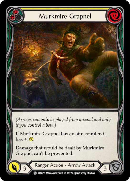 Murkmire Grapnel (Yellow) [RIP026] (Outsiders Riptide Blitz Deck)