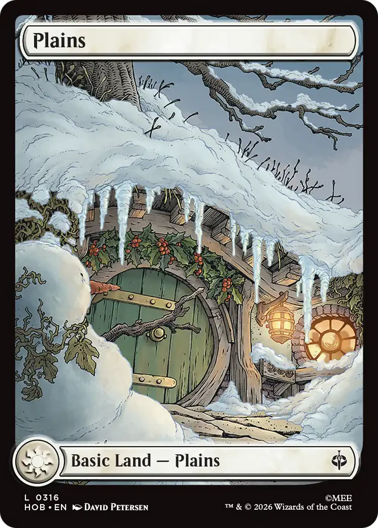 Plains (0320) (Surge Foil) [The Hobbit]