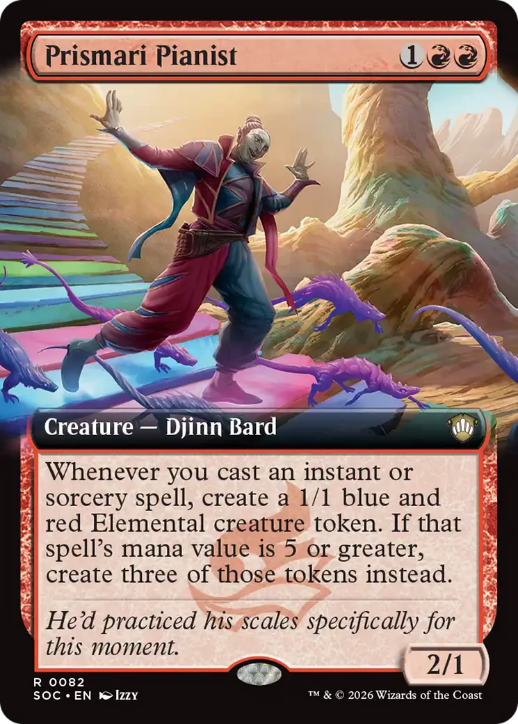 Prismari Pianist (Extended Art) [Secrets of Strixhaven Commander]