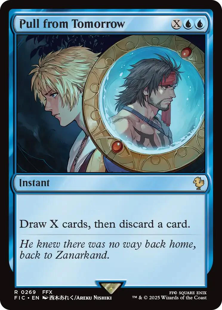 Pull from Tomorrow (Surge Foil) [FINAL FANTASY Commander]
