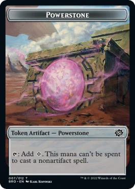 Servo // Powerstone Double-Sided Token [The Brothers' War Commander Tokens] - Image 2