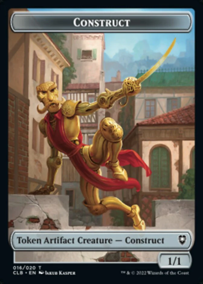 Treasure // Construct Double-Sided Token [Commander Legends: Battle for Baldur's Gate Tokens] - Image 2
