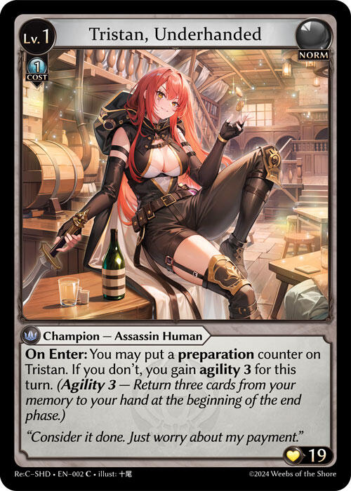 Tristan, Underhanded (002) [Tristan Re:Collection, Shadowdancer Lite]